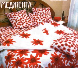 Постельноё бельё МЕДЖЕНТА , "Я Люблю" ― Фабрика Сна
