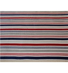 Махровая велюровая простынь Stripe Red,Benetton